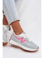 Dámské sportovní boty na platformě – modré Janelora Dámské sportovní boty na platformě – modré Janelora