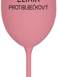ružový pohár na víno 350 ml model 22163898 - Giftela