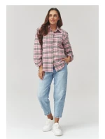 Košile s dlouhým rukávem  model 223233 Makadamia