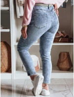 Dámské džínové kalhoty slim fit s páskem blue Dstreet model 21985248 - FashionStreet Dámské džínové kalhoty slim fit s páskem blue Dstreet model 21985248 - FashionStreet