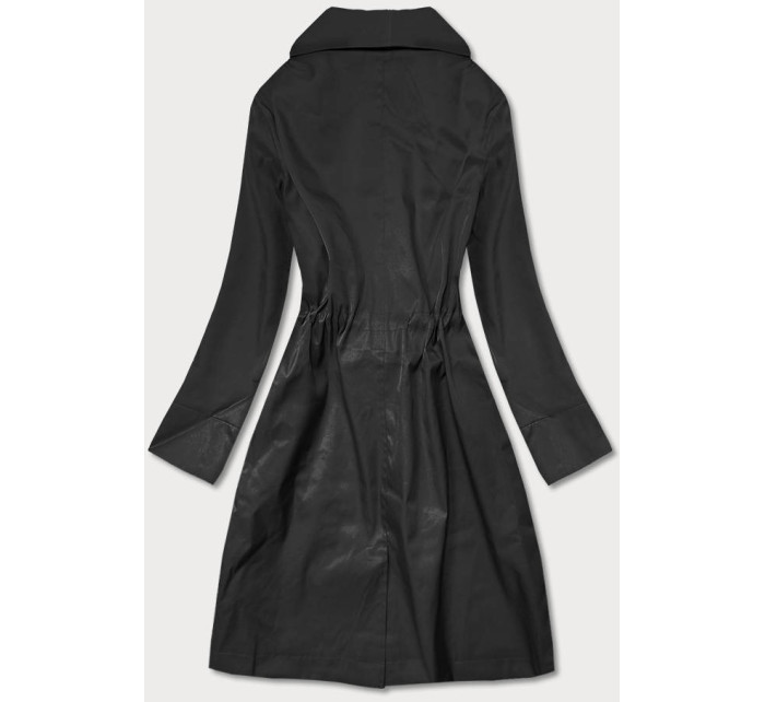 Tenký černý dámský kabát model 17019382 - Ann Gissy