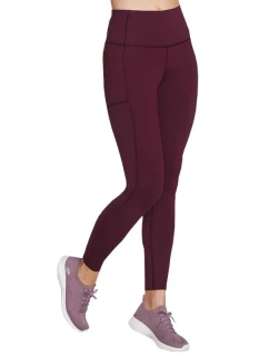 Skechers Go Walk Legíny s vysokým pasem W03LG30B-DKPR Fialová XS