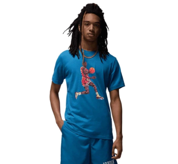 Pánské sportovní tričko Jordan Flight modré - model 21932843 Pánské sportovní tričko Jordan Flight modré - model 21932843