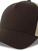 Atlantis Headwear Rapper Cotton-S 5 panelová Trucker kšiltovka 33.0260 brown/stone