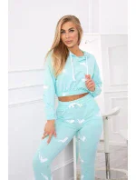 Sada s potiskem pistole mint Sada s potiskem pistole mint