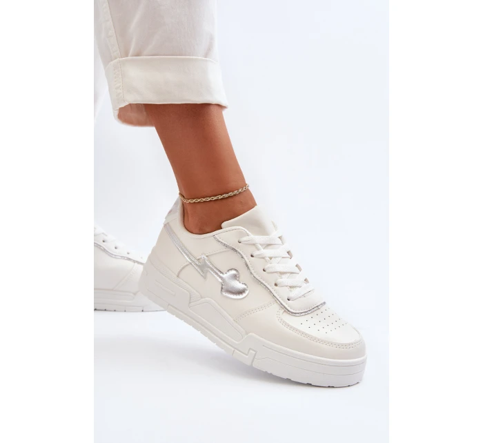 Dámské tenisky na platformě bílé Zeparine Dámské tenisky na platformě bílé Zeparine