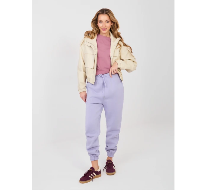 Tepláky CLM DR 1107.98 světle fialové