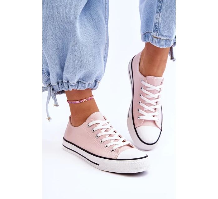 Klasické nízké dámské tenisky Světle růžová Vegas Klasické nízké dámské tenisky Světle růžová Vegas