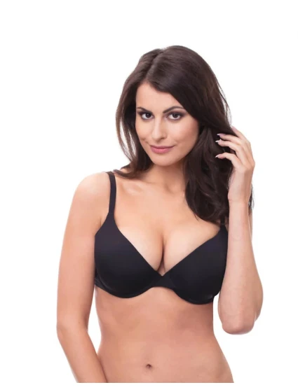 Dámská hladká podprsenka TSHIRT BRA černá  model 18011879 - Wonderbra
