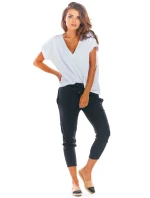 Dámské 3/4 kalhoty A306 Černá - Awama