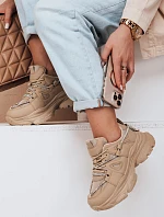 Dámské tenisky na silnější podrážce NEWMOVE khaki FashionStreet ZY0598