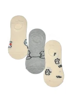 Dámské ponožky baleríny WiK Motýl wz.029 Medvídci, Mix A'3 Dámské ponožky baleríny WiK Motýl wz.029 Medvídci, Mix A'3