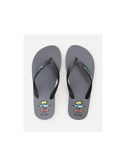 RIP CURL Icons Žabky s otevřenou špičkou šedé