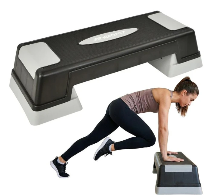 AEROBIC STEPPER 70X28CM 3 STUPNĚ NASTAVITELNÝ ENERO FIT