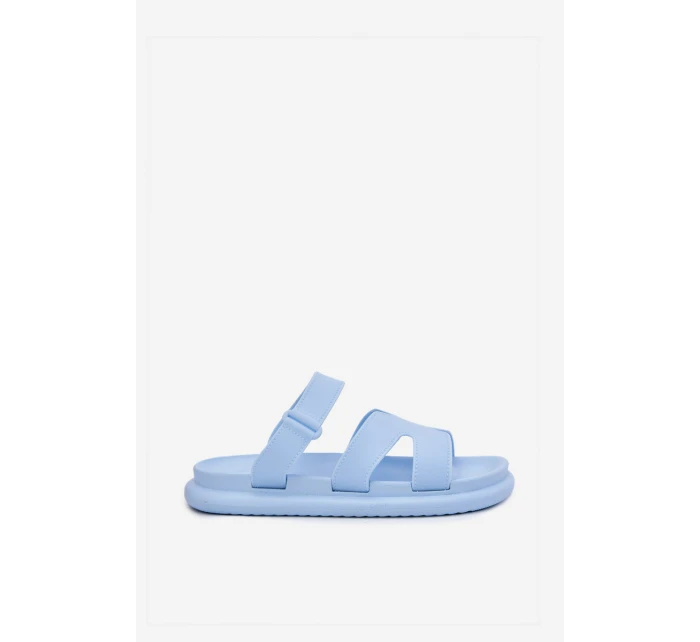 Dámské Gumové Pantofle S Páskem Modré Tavirae Dámské Gumové Pantofle S Páskem Modré Tavirae