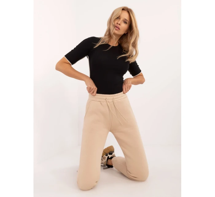 Spodnie dresowe EM DR model 20496396 beżowy - FPrice Spodnie dresowe EM DR model 20496396 beżowy - FPrice