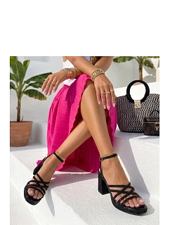 Sandály na podpatku model 228223 Solea