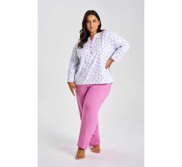 Taro Yolanda 3462 dlouhé/r 2XL-4XL Z25/26 dámské pyžamo