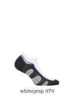 Pánské kotníkové ponožky Wola Sportive W91.1N3 Ag+ vzor Pánské kotníkové ponožky Wola Sportive W91.1N3 Ag+ vzor