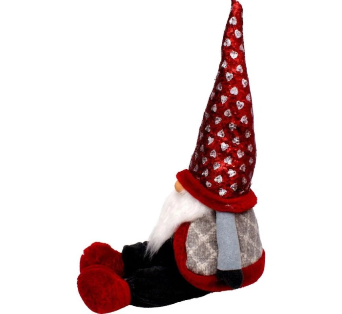 VÁNOČNÍ TRPASLÍK SEDÍCÍ 92CM