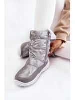 Dámské vysoké boty do sněhu Big Star model 21600133 šedé - Big Star Shoes