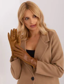 Rękawiczki AT RK model 19367911 jasny brązowy - FPrice