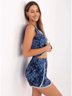 Šortky AT SN model 17513436 tmavě modrá - FPrice Šortky AT SN model 17513436 tmavě modrá - FPrice