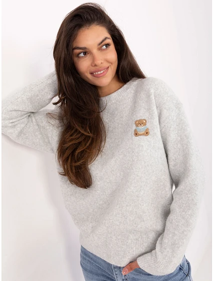 Jumper PM SW SC39.36 světle šedý Jumper PM SW SC39.36 světle šedý