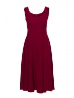 Šaty Fit &  bordó model 21470686 - STYLOVE