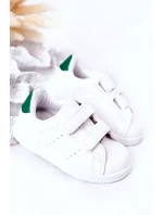 Dětské Tenisky Se Suchým Zipem Bíle-Zelené California Dětské Tenisky Se Suchým Zipem Bíle-Zelené California