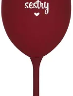 KÁMOŠKY - SESTRY - bordo sklenice na víno 350 ml