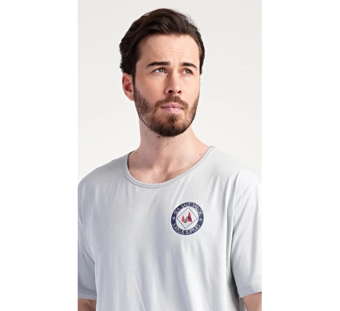 Pánská noční košile s krátkým rukávem Sea