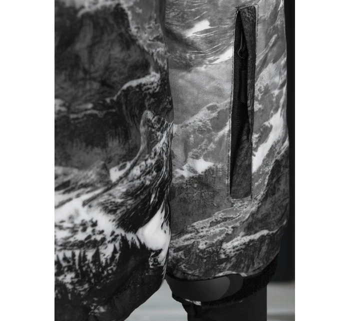 Pánská zimní lyžařská bunda černá model 21995657 - Dstreet Pánská zimní lyžařská bunda černá model 21995657 - Dstreet