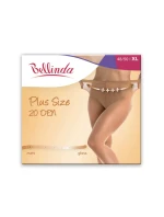 Punčochové kalhoty pro nadměrné velikosti PLUS SIZE 20 DEN - BELLINDA - černá