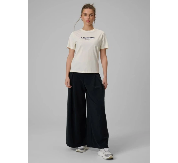 Dámské volné tričko s potiskem 4F 4FRAW25TTSHF3409-12S