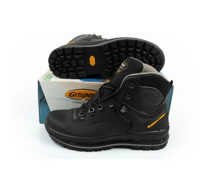 Grisport pánská treková obuv Nero dakar SPO-TEX leather black