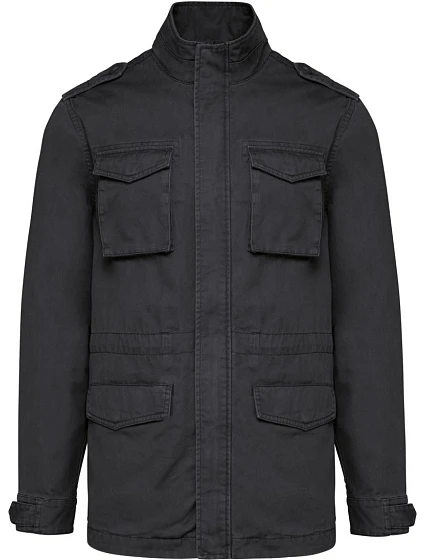 Kariban K 6164 Pánská bunda Safari 20.6164 washed black Kariban K 6164 Pánská bunda Safari 20.6164 washed black