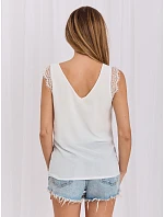 Dámský top DHJ TP model 15733993 bílá - FPrice Dámský top DHJ TP model 15733993 bílá - FPrice