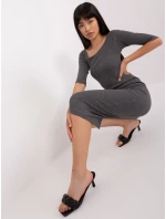 Dámské šaty EM SK HS 21 šedá model 21314341 - FPrice Dámské šaty EM SK HS 21 šedá model 21314341 - FPrice