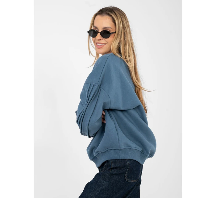 Bluza NS BL model 21923811 ciemny niebieski - FPrice Bluza NS BL model 21923811 ciemny niebieski - FPrice