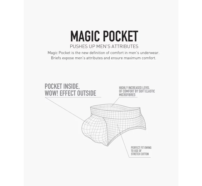 Slipy męskie Magic Pocket Slipy męskie Magic Pocket