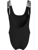 Dámské jednodílné plavky Scoop Neck Swimsuit Intense Power KW0KW01599BEH černá - Calvin Klein