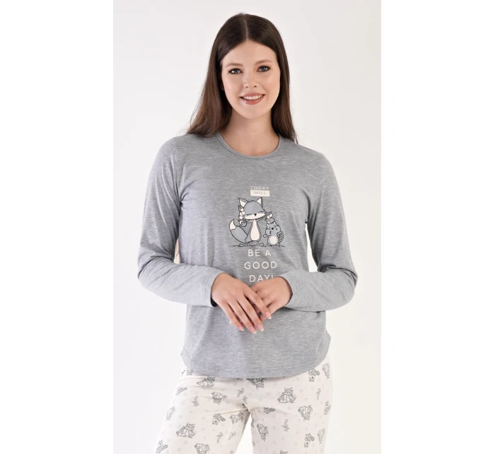 Dámské pyžamo dlouhé Forest model 18979841 - Vienetta Secret