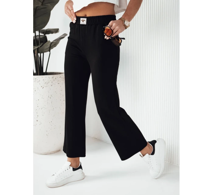 Dámské teplákové kalhoty AXEL black FashionStreet UY1802 Dámské teplákové kalhoty AXEL black FashionStreet UY1802