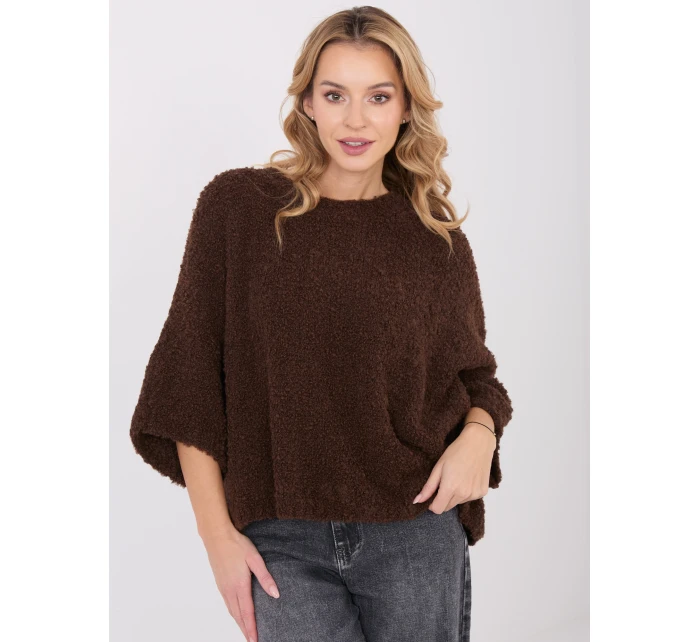 Sweter CH SW model 21782578 ciemny brązowy - FPrice