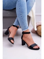 Dámské Sandály Na Podpatku Černé Lexi Dámské Sandály Na Podpatku Černé Lexi