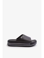 Dámské pantofle na platformě Big Star Black