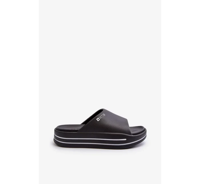 Dámské pantofle na platformě Big Star Black