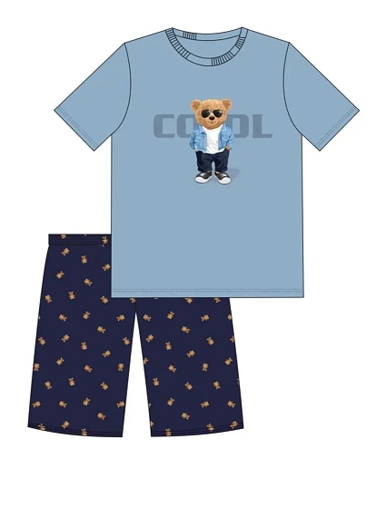 PIŻAMA BOY KIDS KR model 20827665 COOL - Cornette PIŻAMA BOY KIDS KR model 20827665 COOL - Cornette