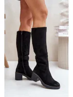 Kozačky na podpatku model 202103 Step in style Kozačky na podpatku model 202103 Step in style